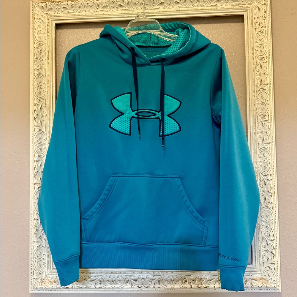 Under Armour Teal Storm Hoodie with Logo